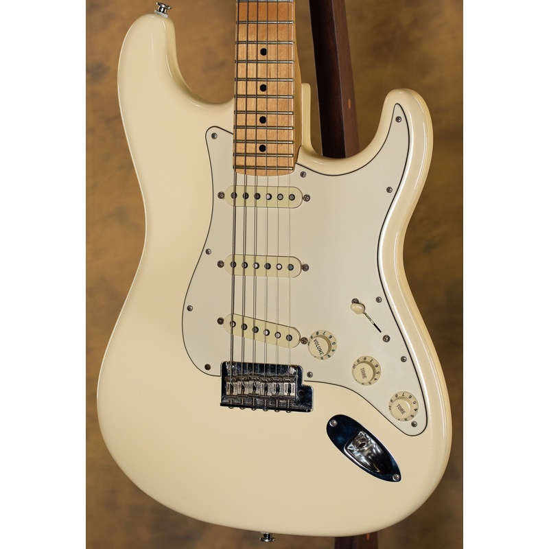 2017 Fender American Professional Stratocaster Olympic White Maple - ULT975560819948