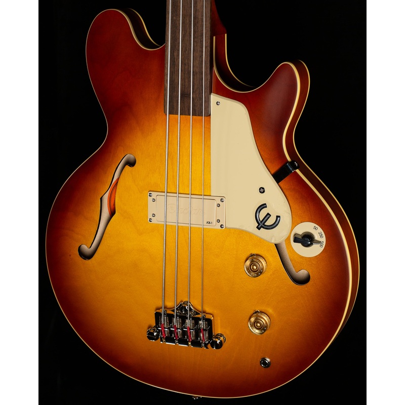 Epiphone Jack Casady Fretless Bass Aged Royal Tan (440) - ULT975560819976