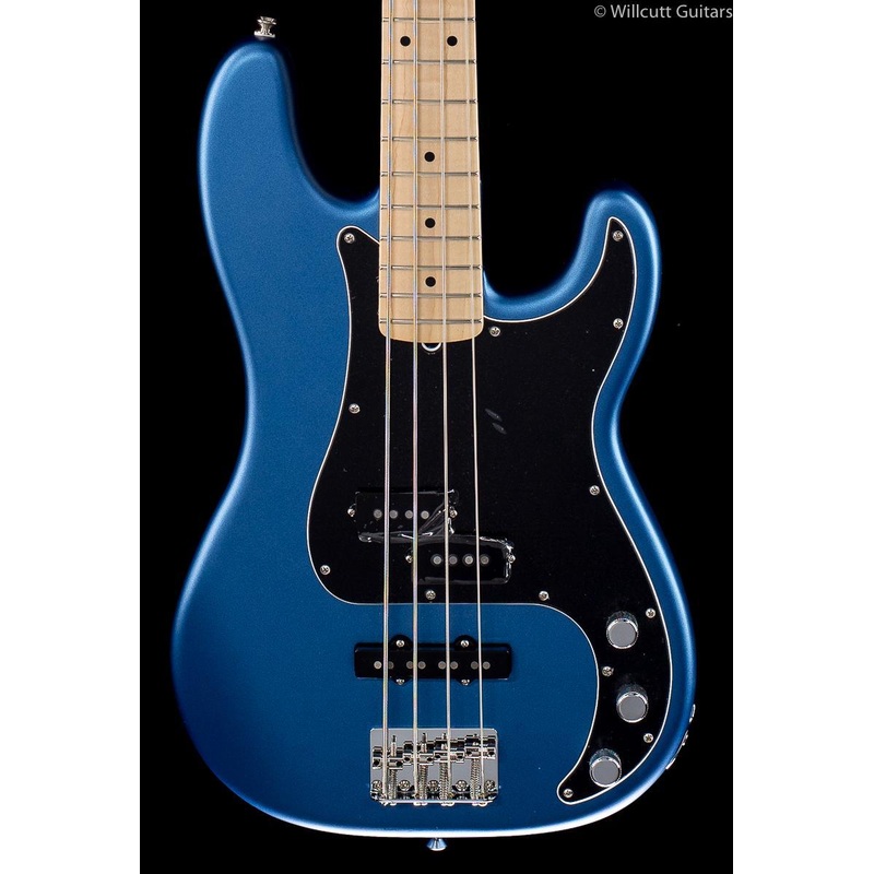 Fender American Performer Precision Bass Satin Lake Placid Blue Bass Guitar - ULT975560819907