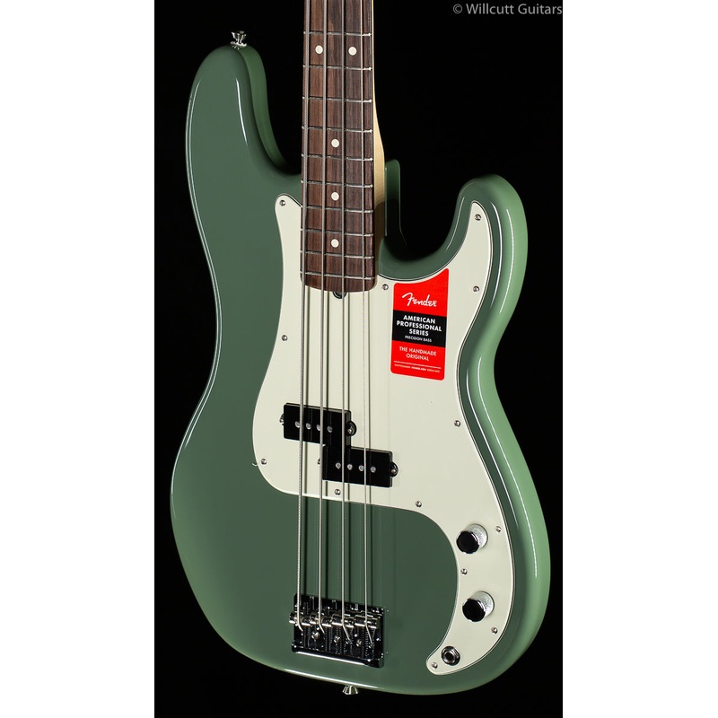 Fender American Precision Bass Antique Olive (472) - ULT975560819871