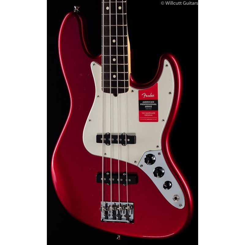 Fender American Professional Jazz Bass Candy Apple Red Rosewood (094) - ULT975560819883