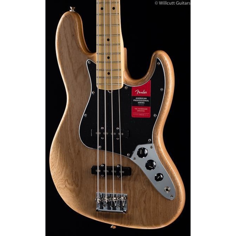 Fender American Professional Jazz Bass Natural Maple (828) - ULT975560819887