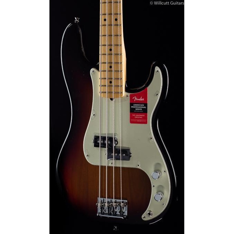 Fender American Professional Precision Bass 3-Tone Sunburst Maple (855) - ULT975560819874