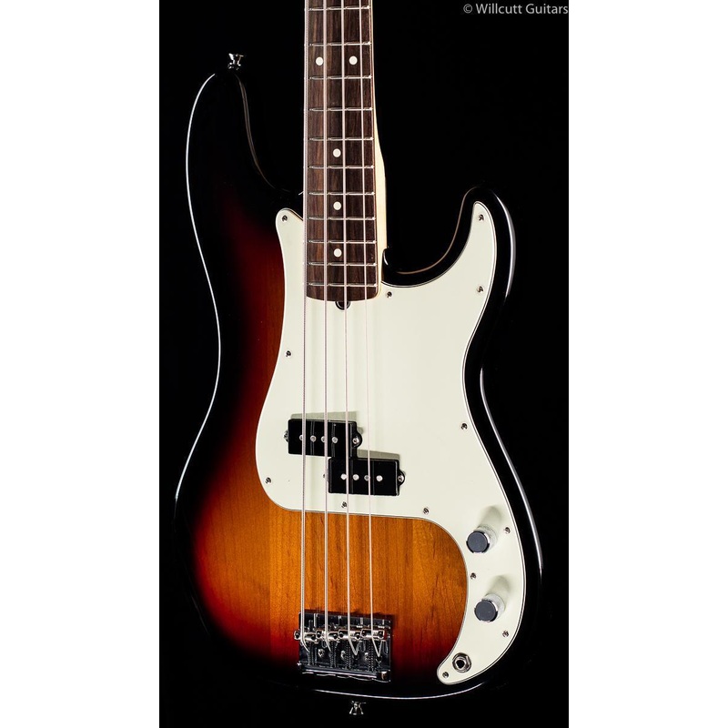 Fender American Professional Precision Bass 3-Tone Sunburst Rosewood Bass Guitar - ULT975560819872