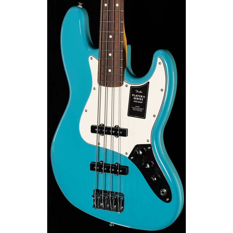 Fender Player II Jazz Bass Rosewood Fingerboard Aquatone Blue (738) - ULT975560820302
