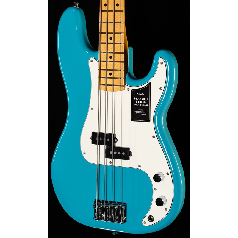 Fender Player II Precision Bass Maple Fingerboard Aquatone Blue (092) - ULT975560820305