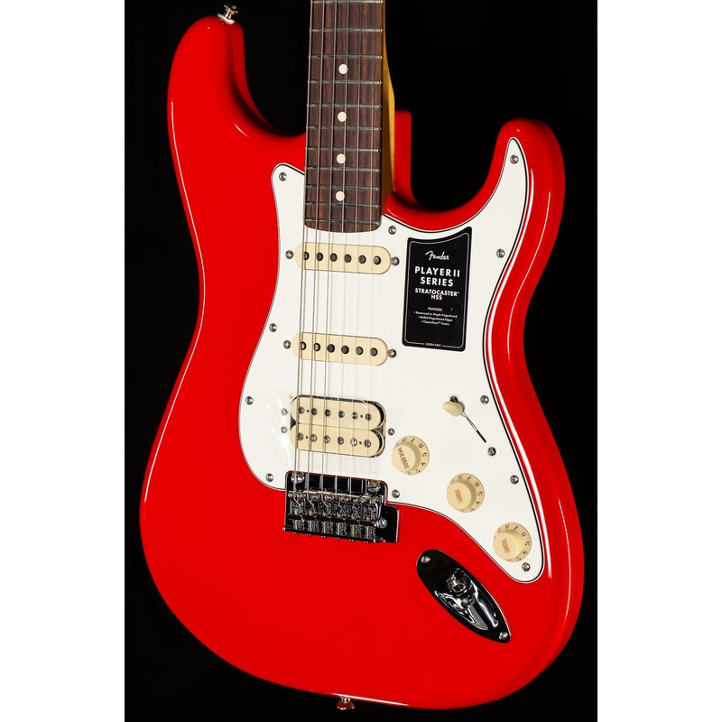 Fender Player II Stratocaster HSS Rosewood Fingerboard Coral Red (420) - ULT975560820297