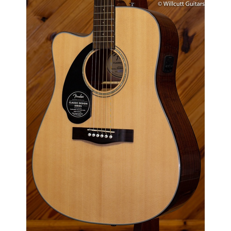 Fender CD-60SCE LH Natural DEMO - ULT975560819820