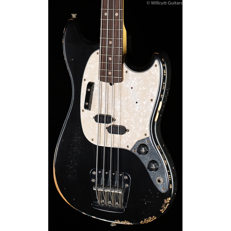 Fender JMJ Mustang Road Worn Black - ULT975560819695