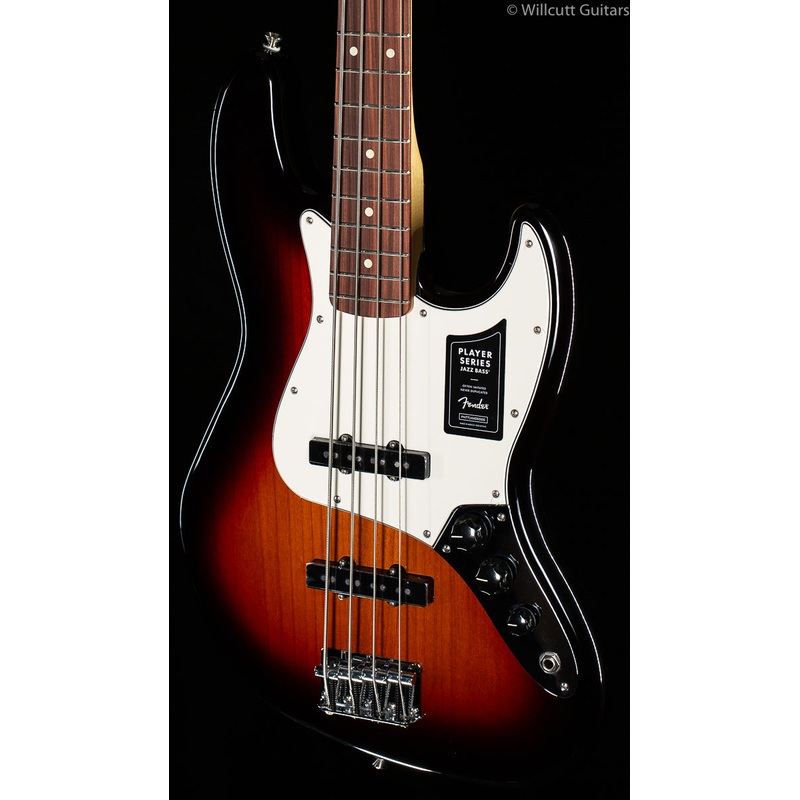 Fender Player Jazz Bass 3-Color Sunburst Pau Ferro Bass Guitar - ULT975560819644