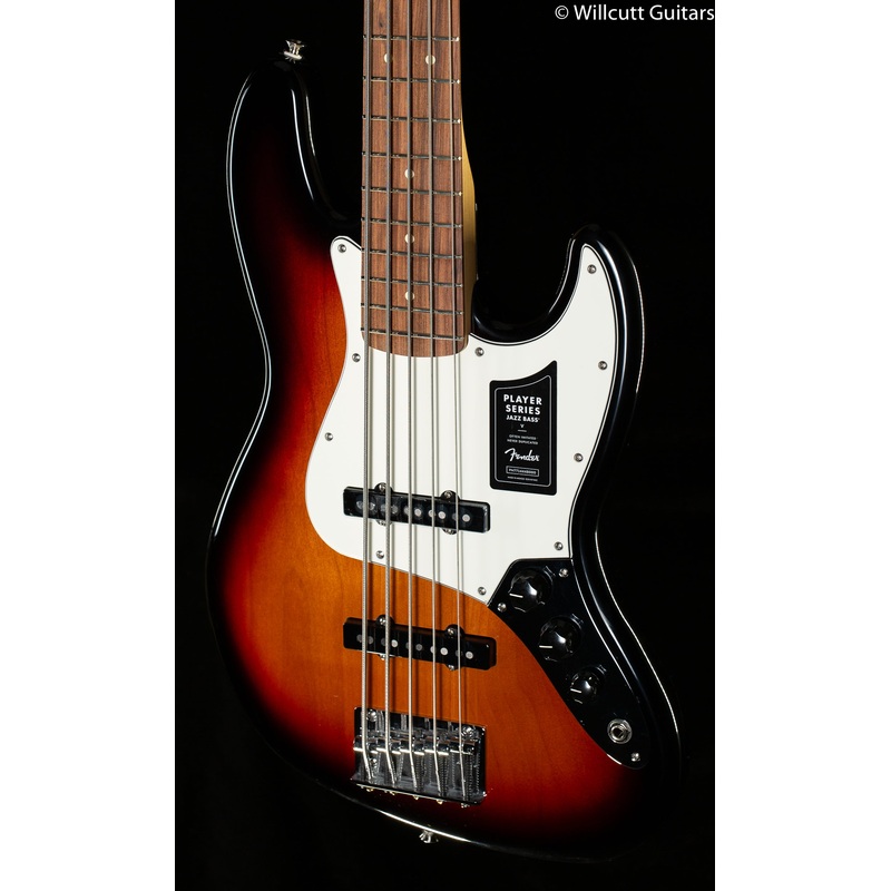 Fender Player Jazz Bass V 3-Color Sunburst Bass Guitar (714) - ULT975560819649