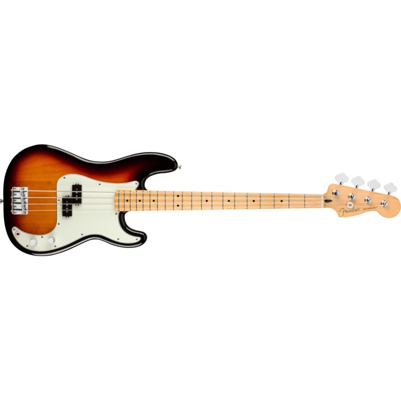 Fender Player Precision Bass 3-Color Sunburst Maple Bass Guitar - ULT975560819632