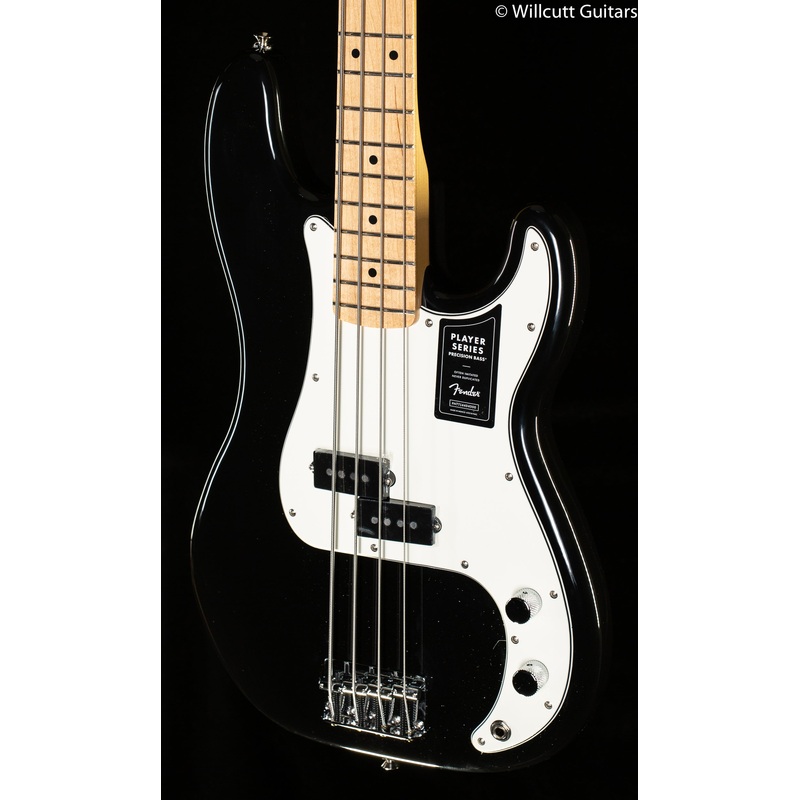 Fender Player Precision Bass Black Maple Bass Guitar - ULT975560819631