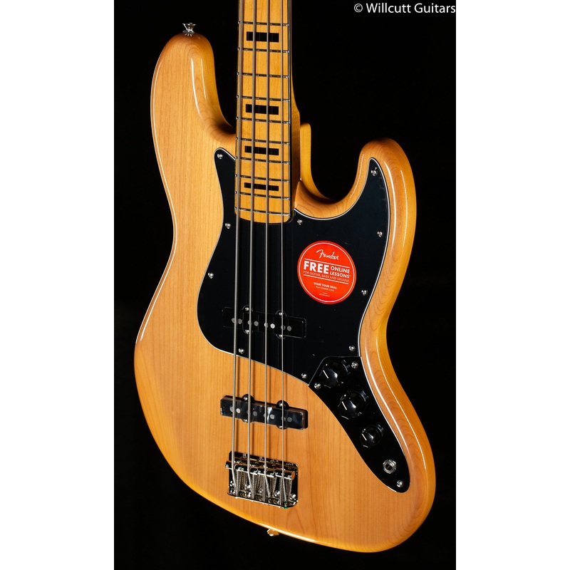 Squier Classic Vibe '70s Jazz Bass MN Natural Bass Guitar - ULT975560819805