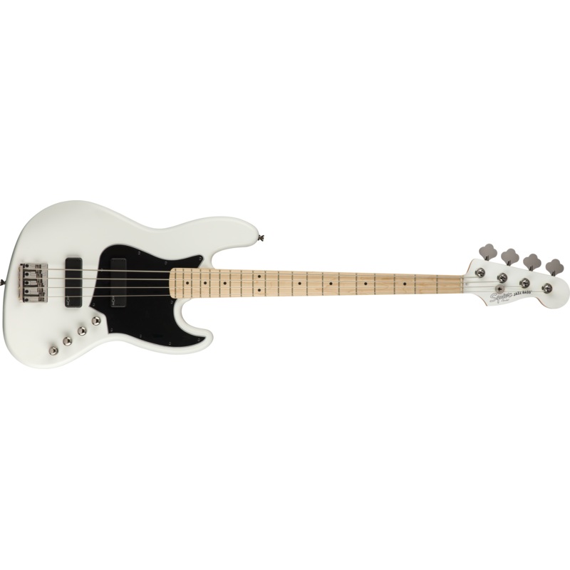 Squier Contemporary Active Jazz Bass HH MN FLT WHT Bass Guitar - ULT975560819801