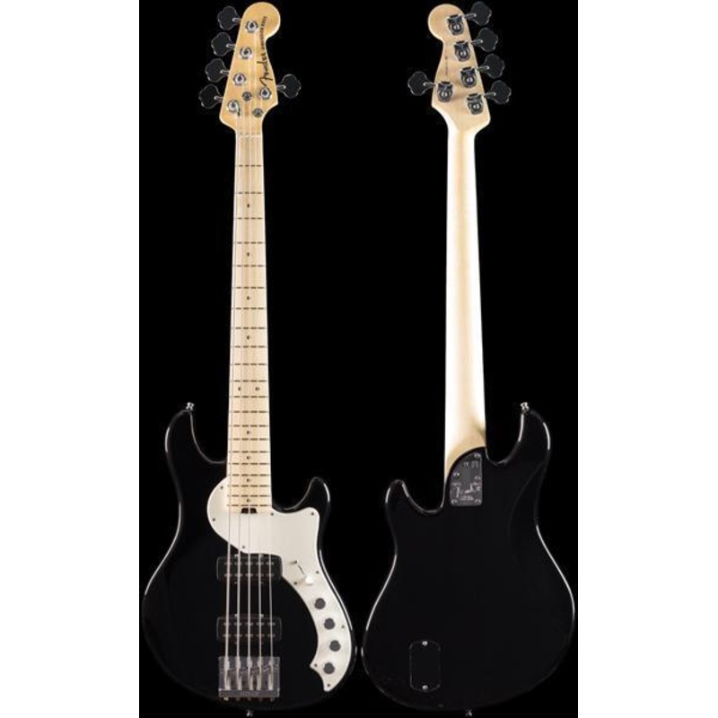 Fender American Deluxe Dimension Bass V HH Black - ULT975560818982
