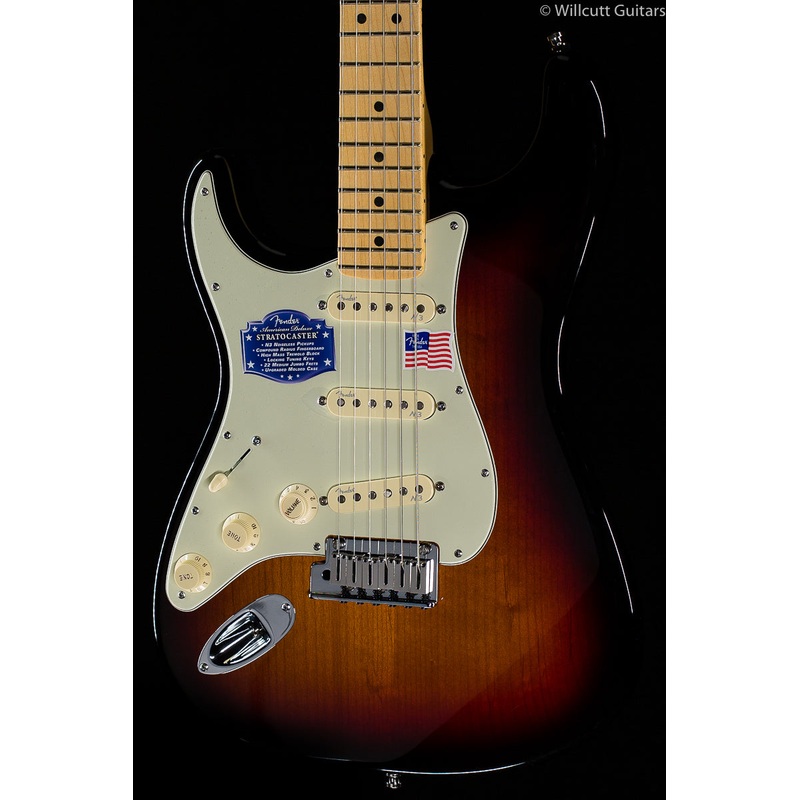 Fender American Deluxe Stratocaster 3-Color Sunburst Lefty - ULT975560818973