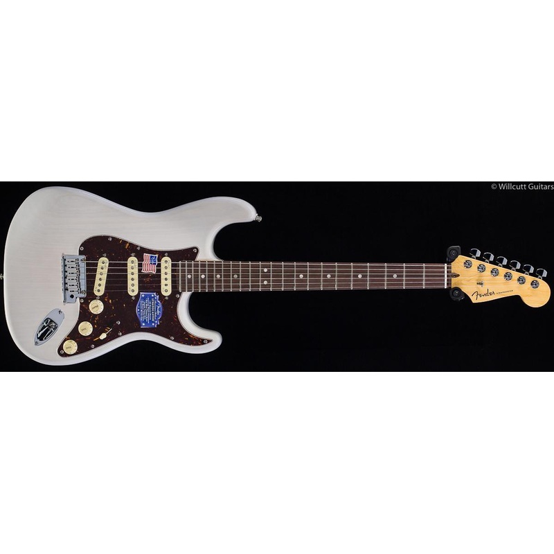 Fender American Deluxe Stratocaster White Blonde Rosewood - ULT975560818970
