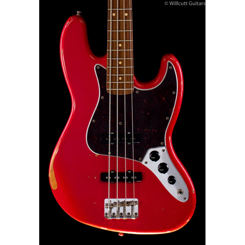 Fender Road Worn '60s Jazz Bass Fiesta Red Pau Ferro (497) - ULT975560819583