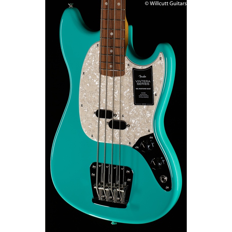 Fender Vintera 60s Mustang Bass Seafoam Green - ULT975560819555