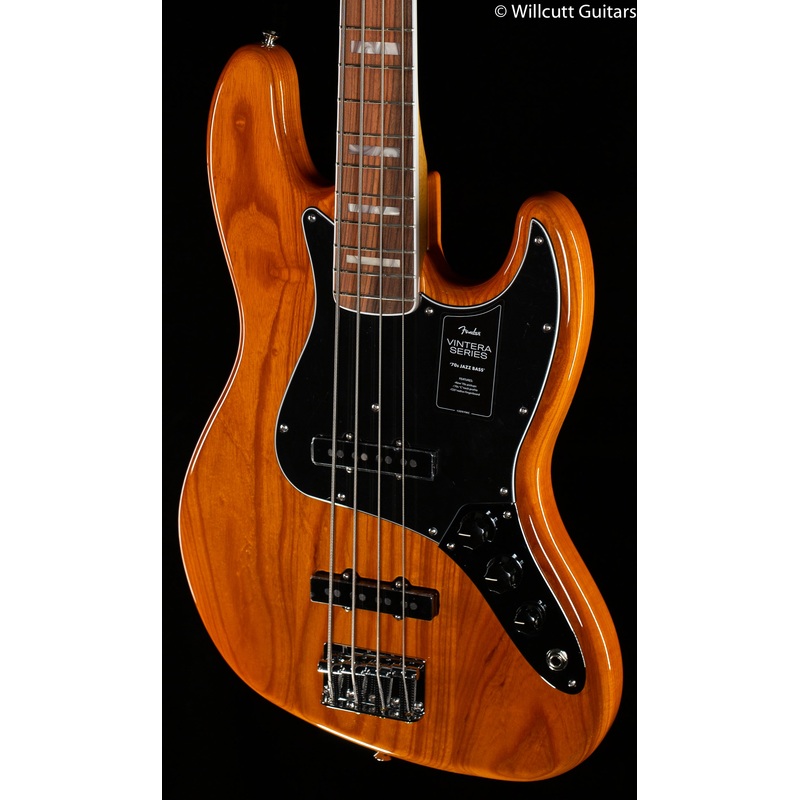 Fender Vintera '70s Jazz Bass Aged Natural - ULT975560819544