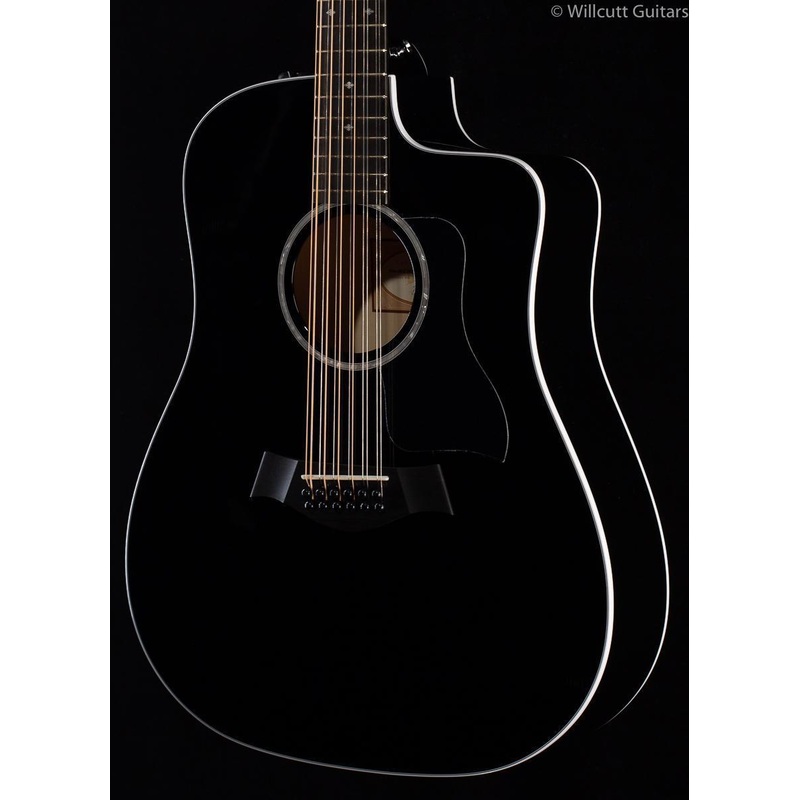 Taylor 250CE Deluxe Black 12 String - ULT975560819486