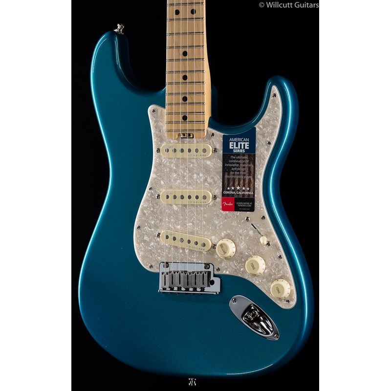 Fender American Elite Strat, Maple Fingerboard, Ocean Turquoise - ULT975560818949