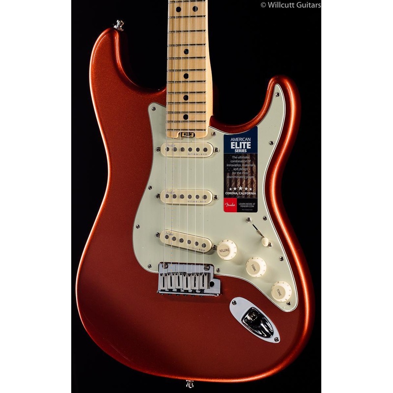 Fender American Elite Stratocaster Autumn Blaze Metallic Maple - ULT975560818945