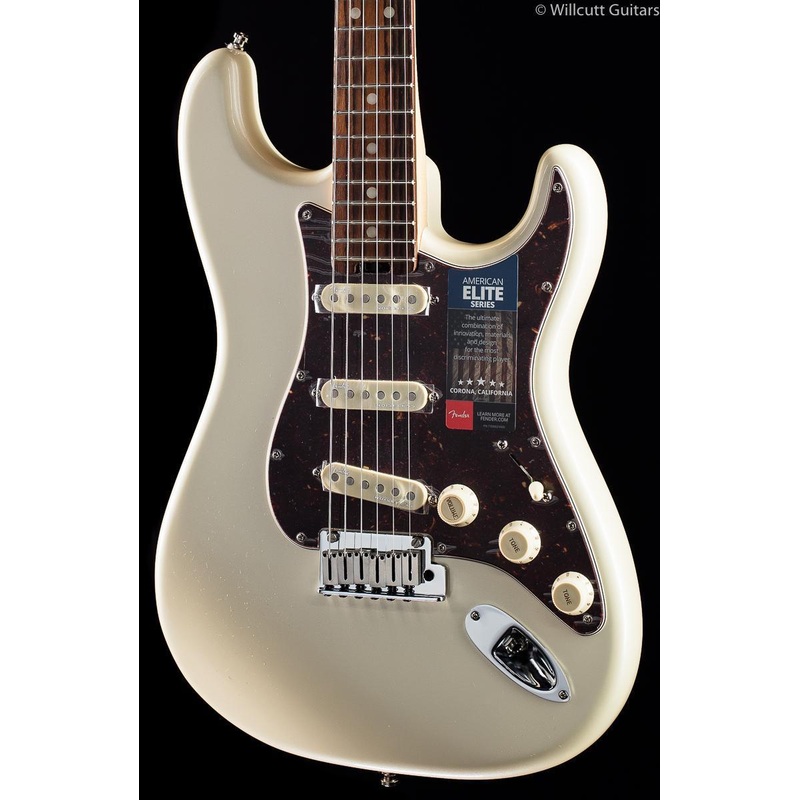 Fender American Elite Stratocaster Olympic Pearl Rosewood - ULT975560818936