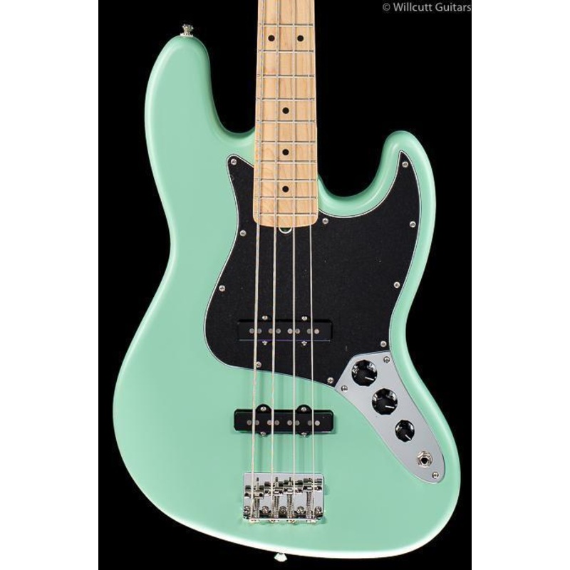 Fender American Performer Jazz Bass Satin Surf Green (072) Bass Guitar - ULT975560818940