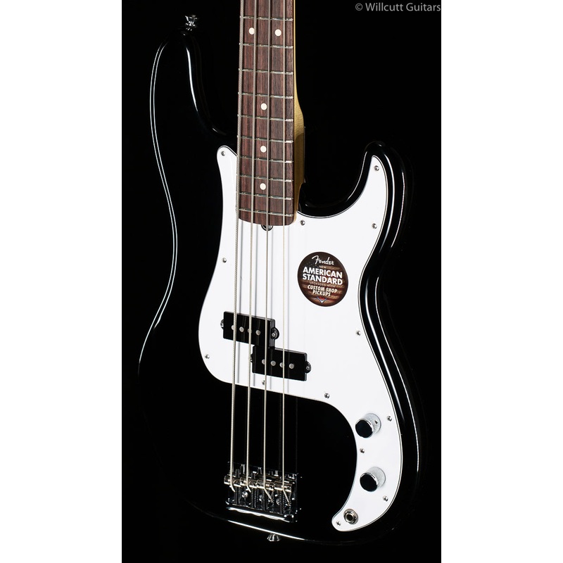 Fender American Standard Precision Bass Black (520) - ULT975560818818