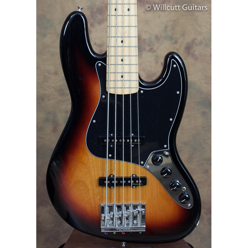 Fender Deluxe Active Jass Bass V 3-Tone Sunburst USED - ULT975560818710