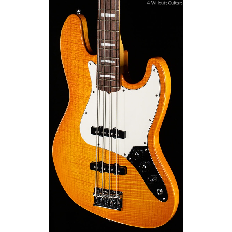 Fender Select Jazz Bass Amber Burst - ULT975560818852