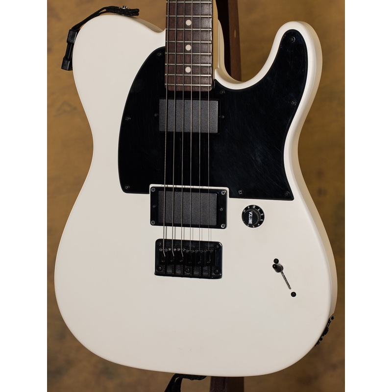 2017 Squier Jim Root Telecaster Flat White w/ Case - ULT975560818105