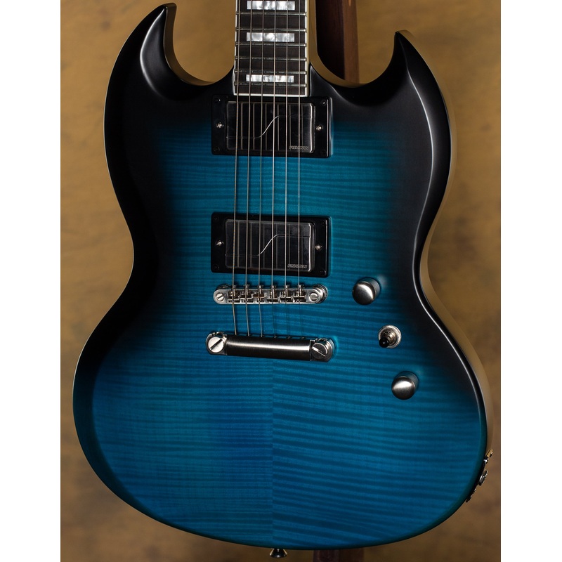 2022 Epiphone SG Prophecy Blue Tiger w/ Case - ULT975560818206