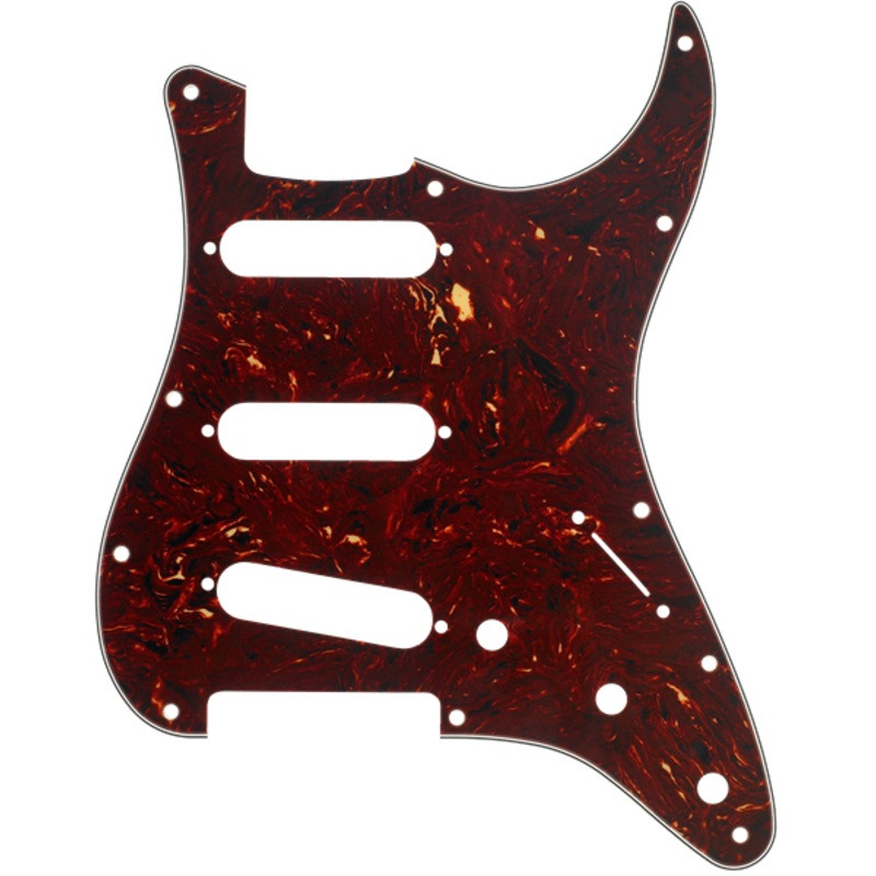 Fender Pickguard, Stratocaster, 11-Hole, Tortoise Shell - ULT975560818246