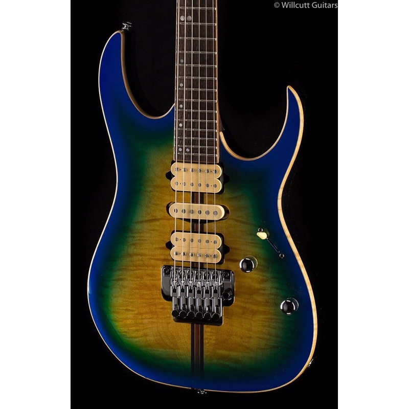 Ibanez RG Premium RG6PFGMLTD Geyser Blue Burst (594) - ULT975560818375