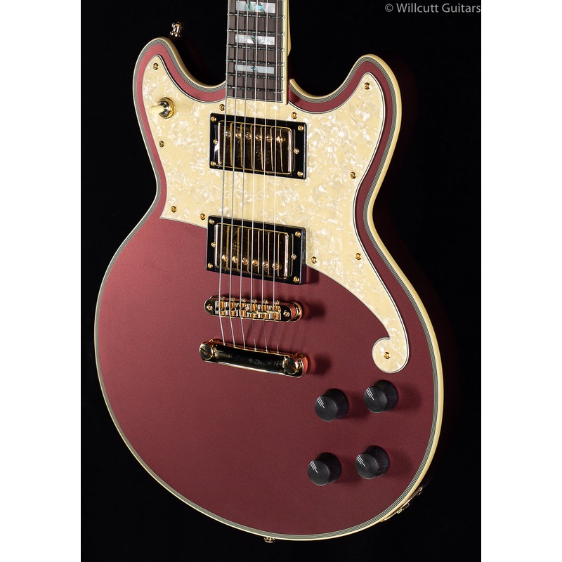 D'Angelico Deluxe Brighton Matte Wine (511) - ULT975560817870
