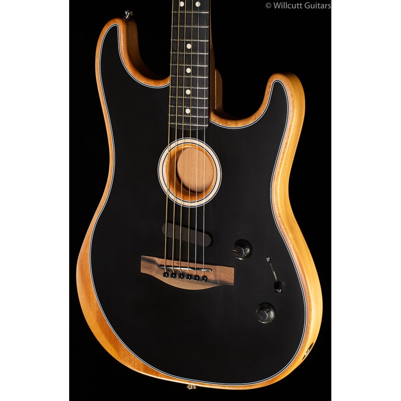 Fender American Acoustasonic Stratocaster Black - ULT975560817324