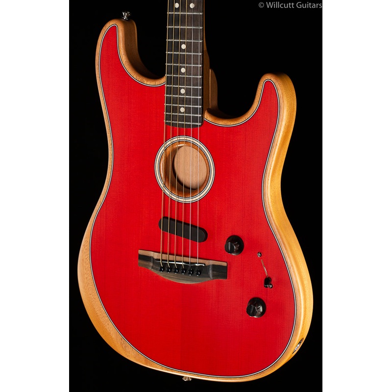 Fender American Acoustasonic Stratocaster Dakota Red - ULT975560817831