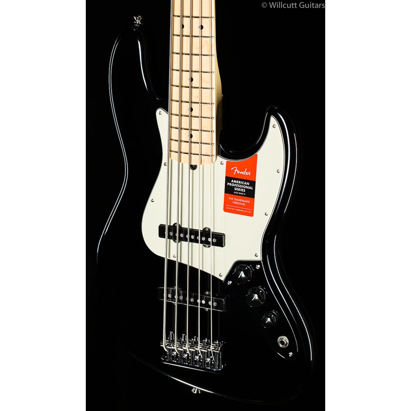 Fender American Professional Jazz Bass V Black - ULT975560817767