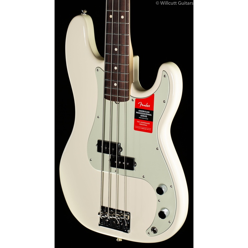 Fender American Professional Precision Bass Olympic White - ULT975560817323