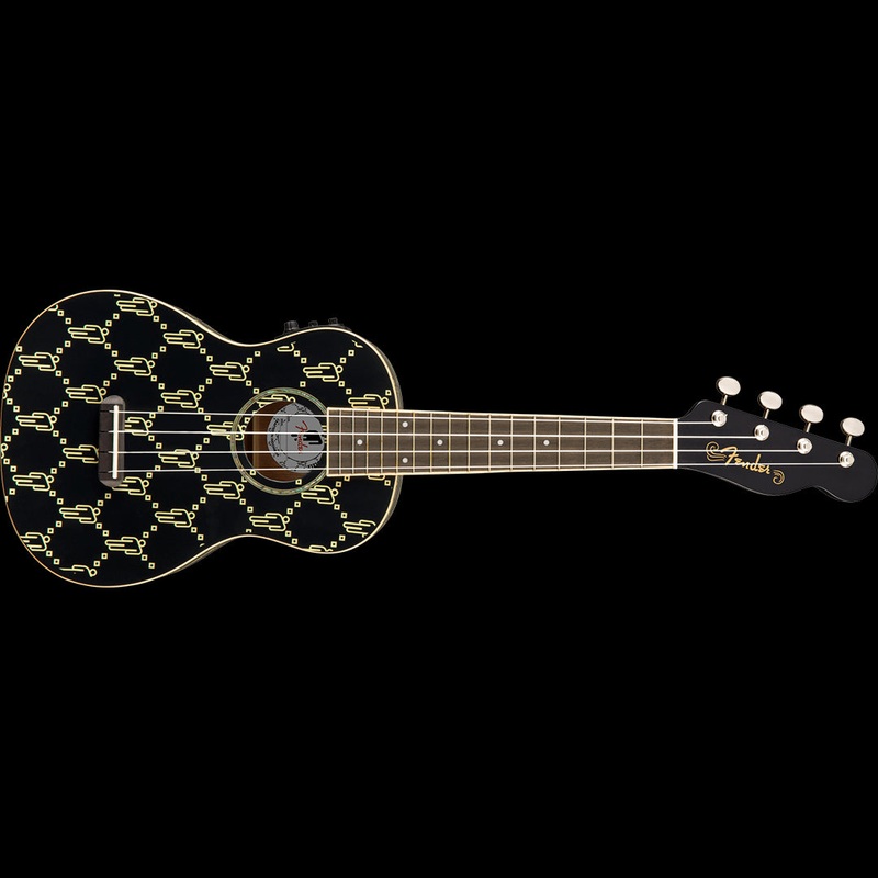 Fender Billie Eilish Uke, Walnut Fingerboard, Black - ULT975560817277