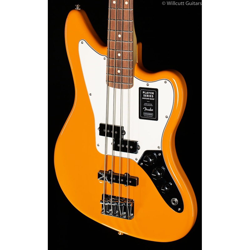 Fender Player Jaguar Bass Capri Orange Bass Guitar - ULT975560817823