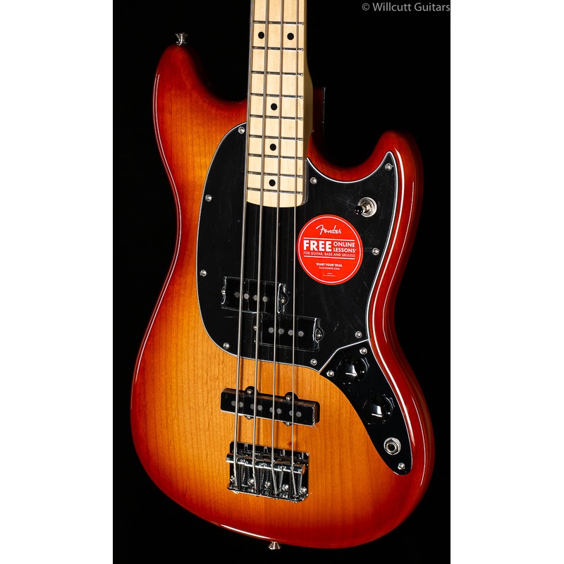 Fender Player Mustang Bass PJ Sienna Sunburst - ULT975560817757