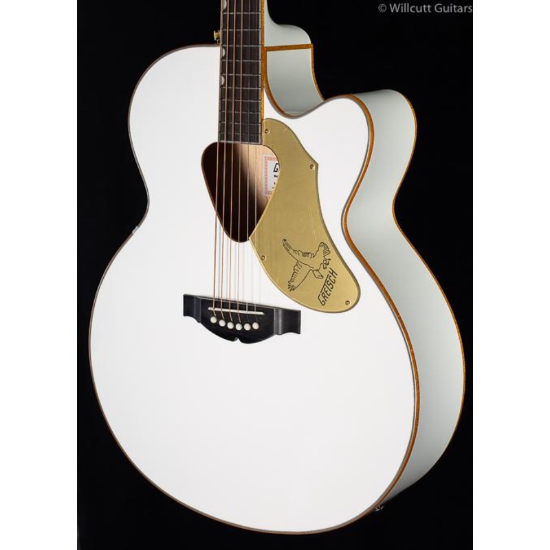 Gretsch G5022CWFE White Falcon Rancher Jumbo Cutaway Electric (793) - ULT975560817553