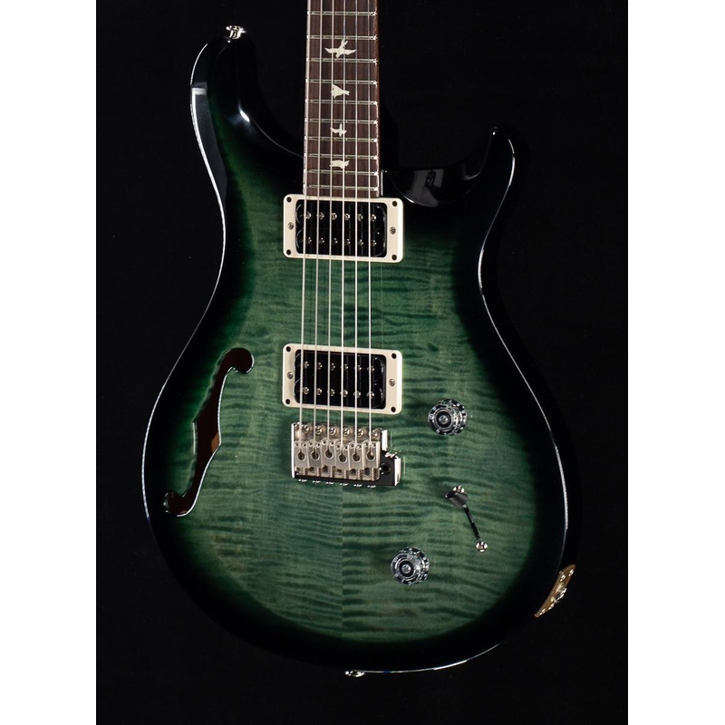PRS S2 Custom 22 Semi Hollow Moss Green Smokeburst (601) - ULT975560817634
