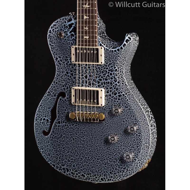 PRS S2 Singlecut Semi-Hollow Baby Blue Crackle - ULT975560817654