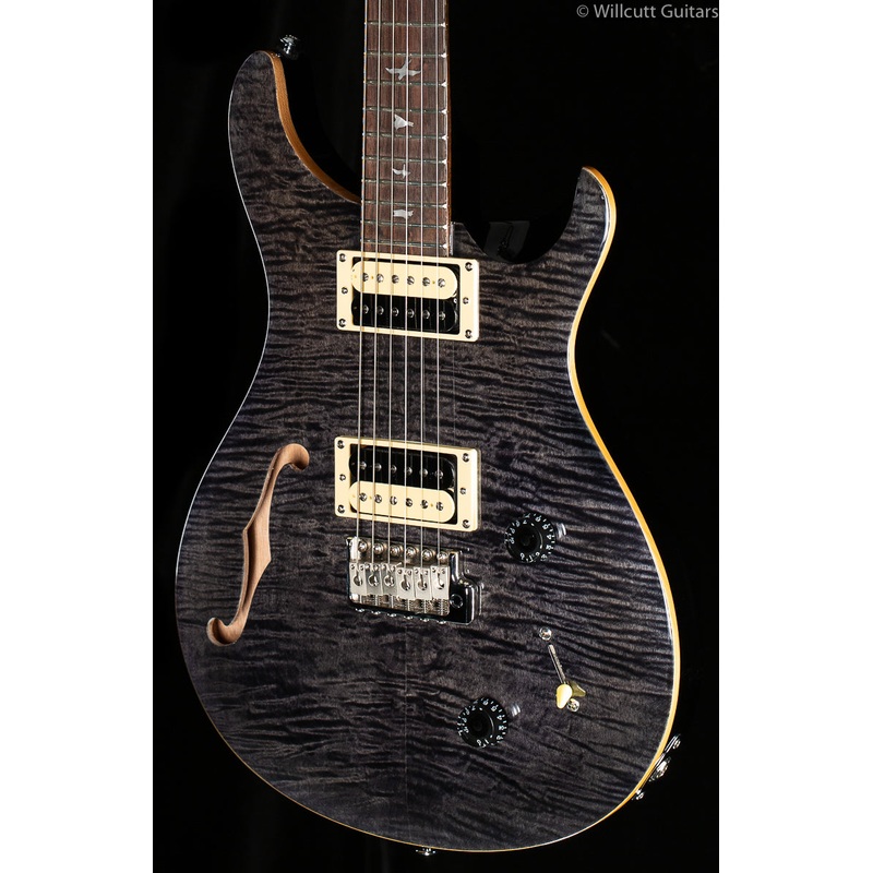 PRS SE Custom 22 Semi-Hollow Grey Black (885) - ULT975560817645