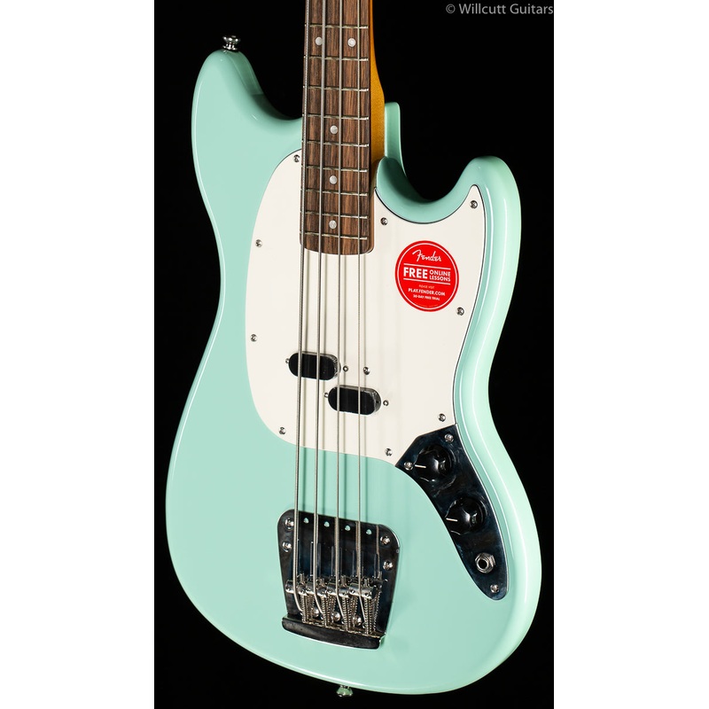 Squier Classic Vibe 60s Mustang Bass Surf Green Bass Guitar (098) - ULT975560817770